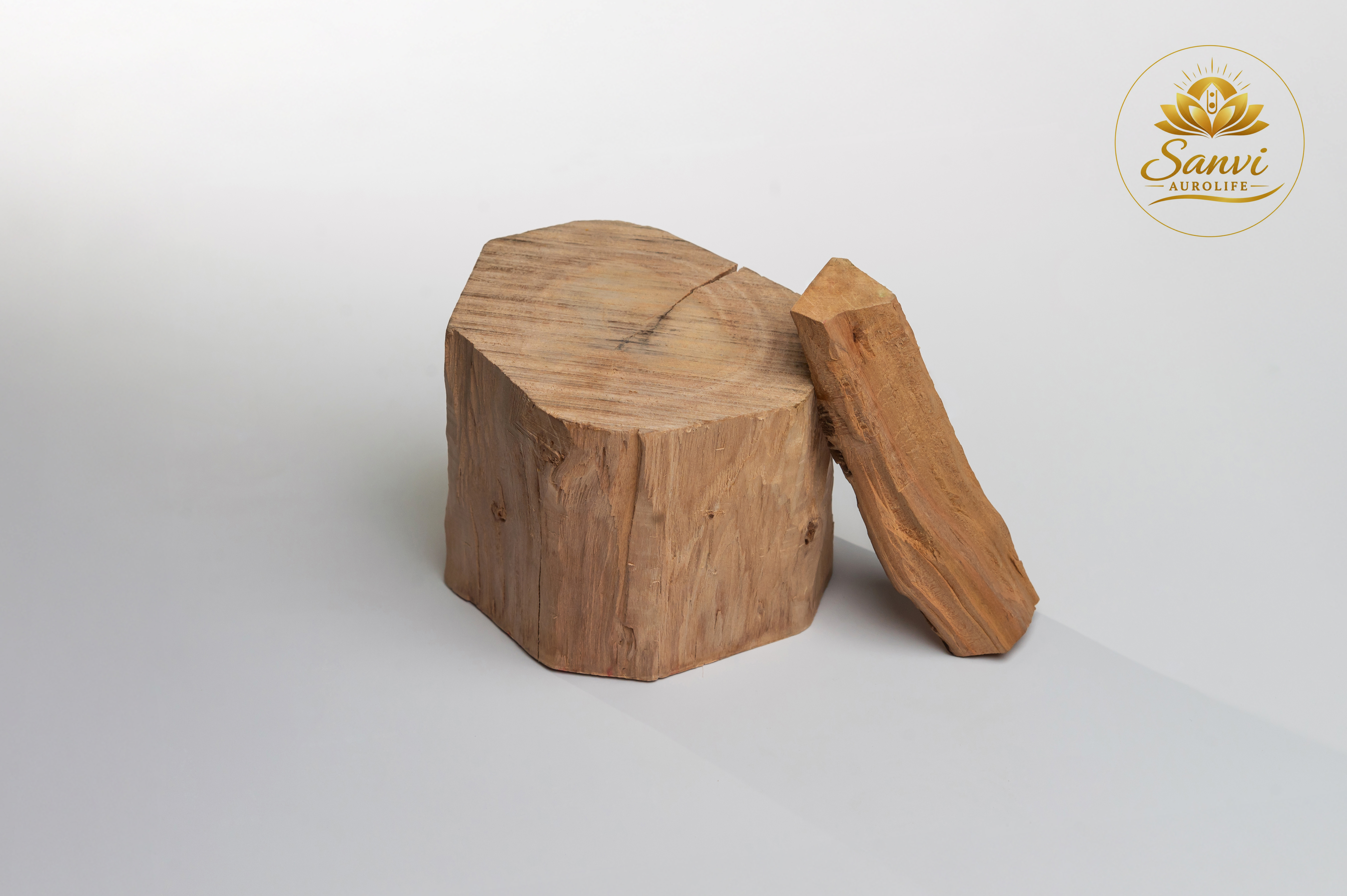 Aged sandalwood heartwood — dense and aromatic